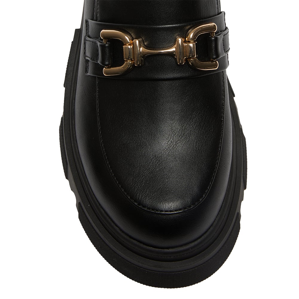 Rampage Loafer in Black Smooth