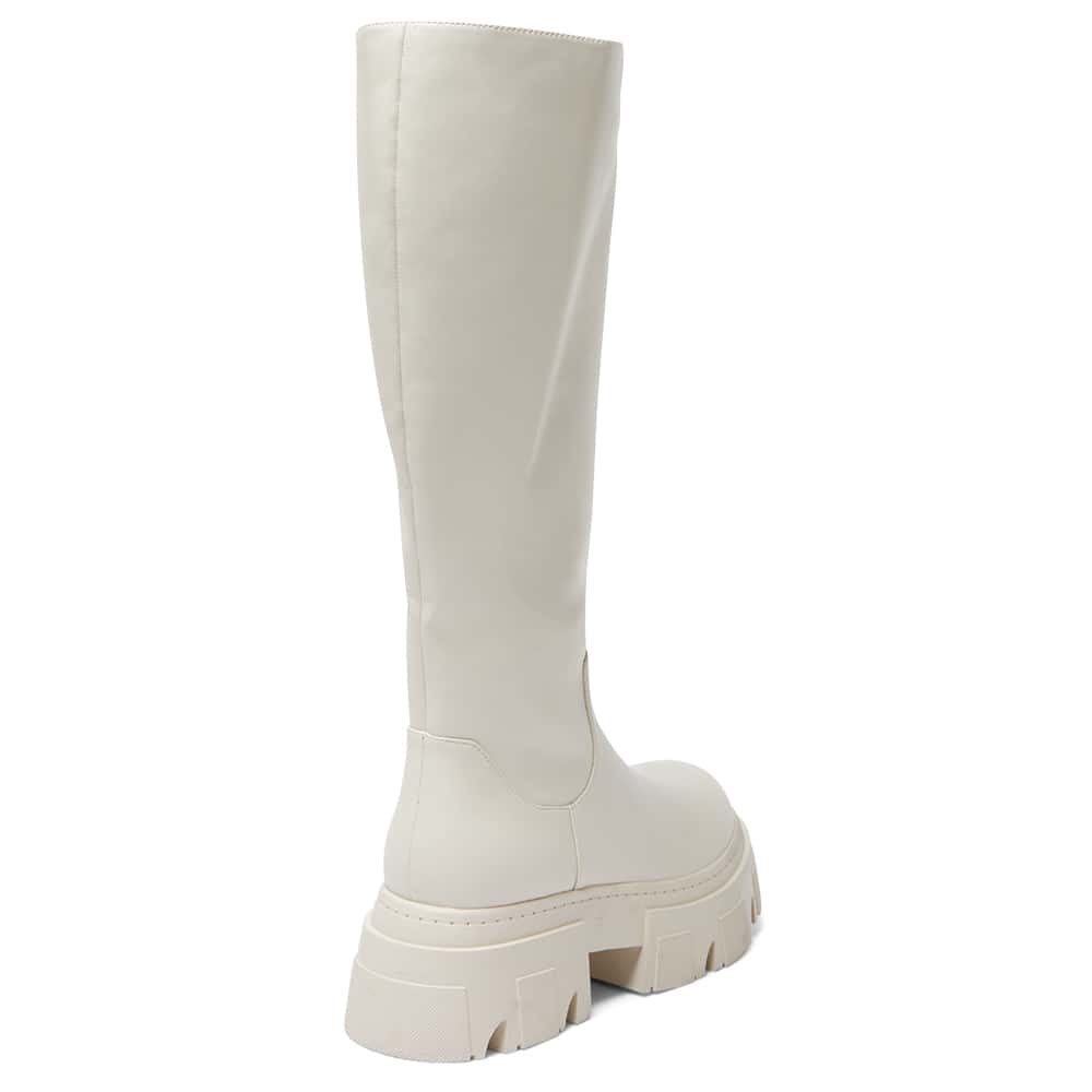 Rapture Boot in Bone Smooth
