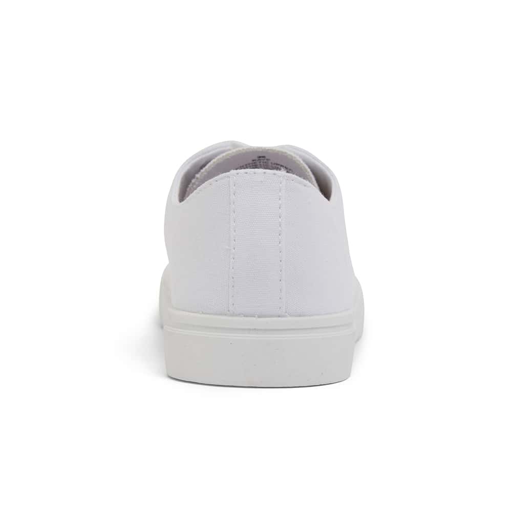 Rave Sneaker in White Canvas