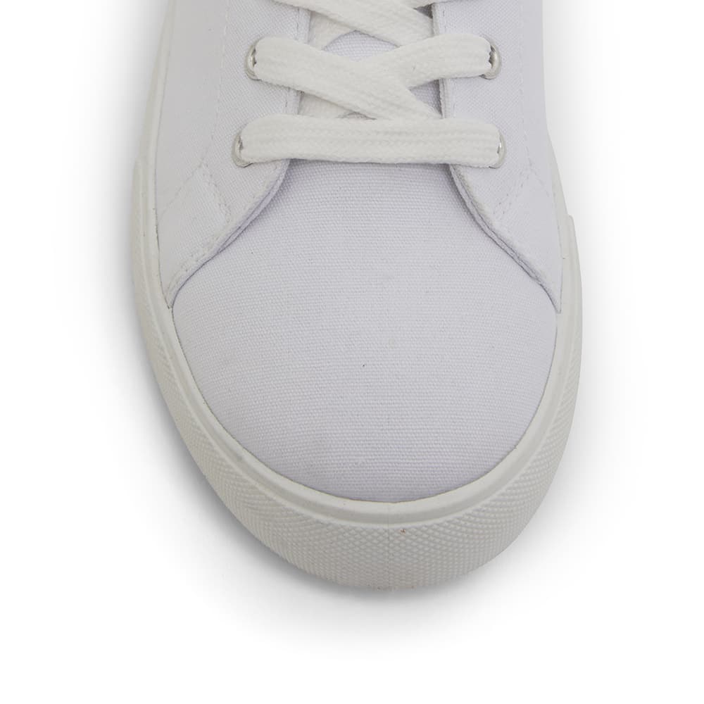 Rave Sneaker in White Canvas