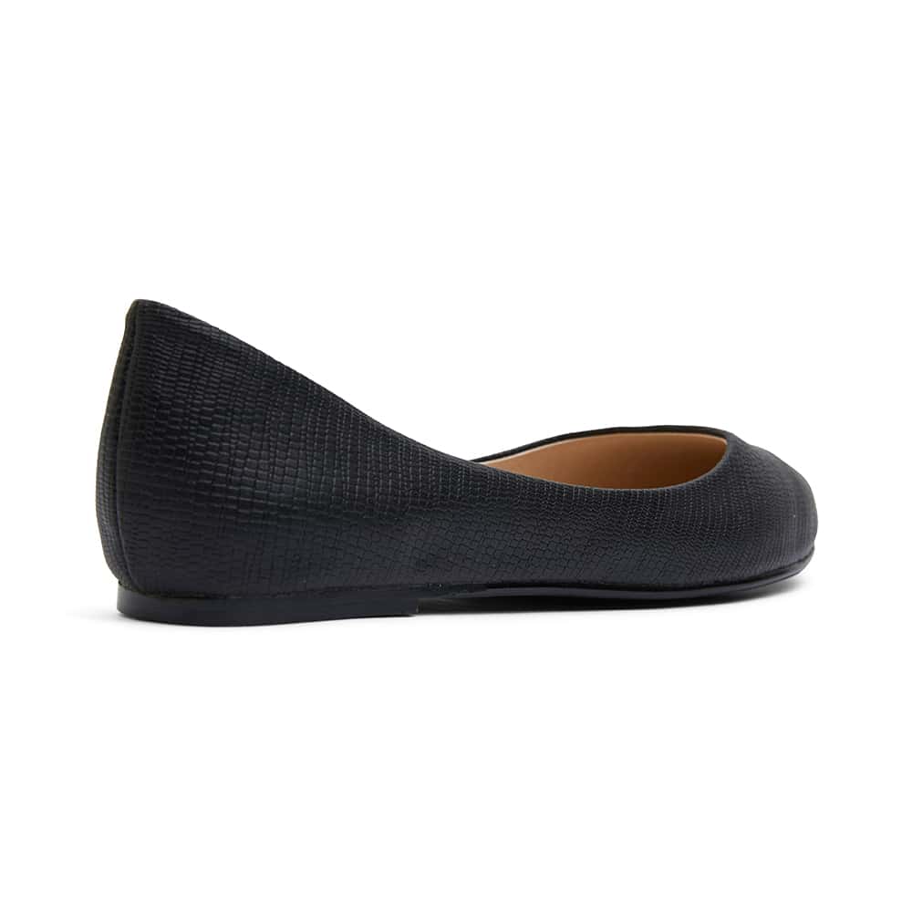 Reuben Flat in Black Lizard