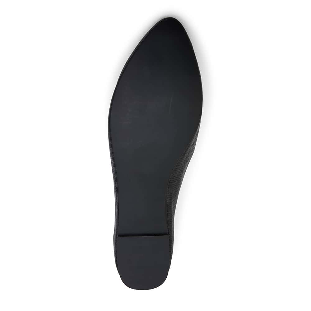 Reuben Flat in Black Lizard