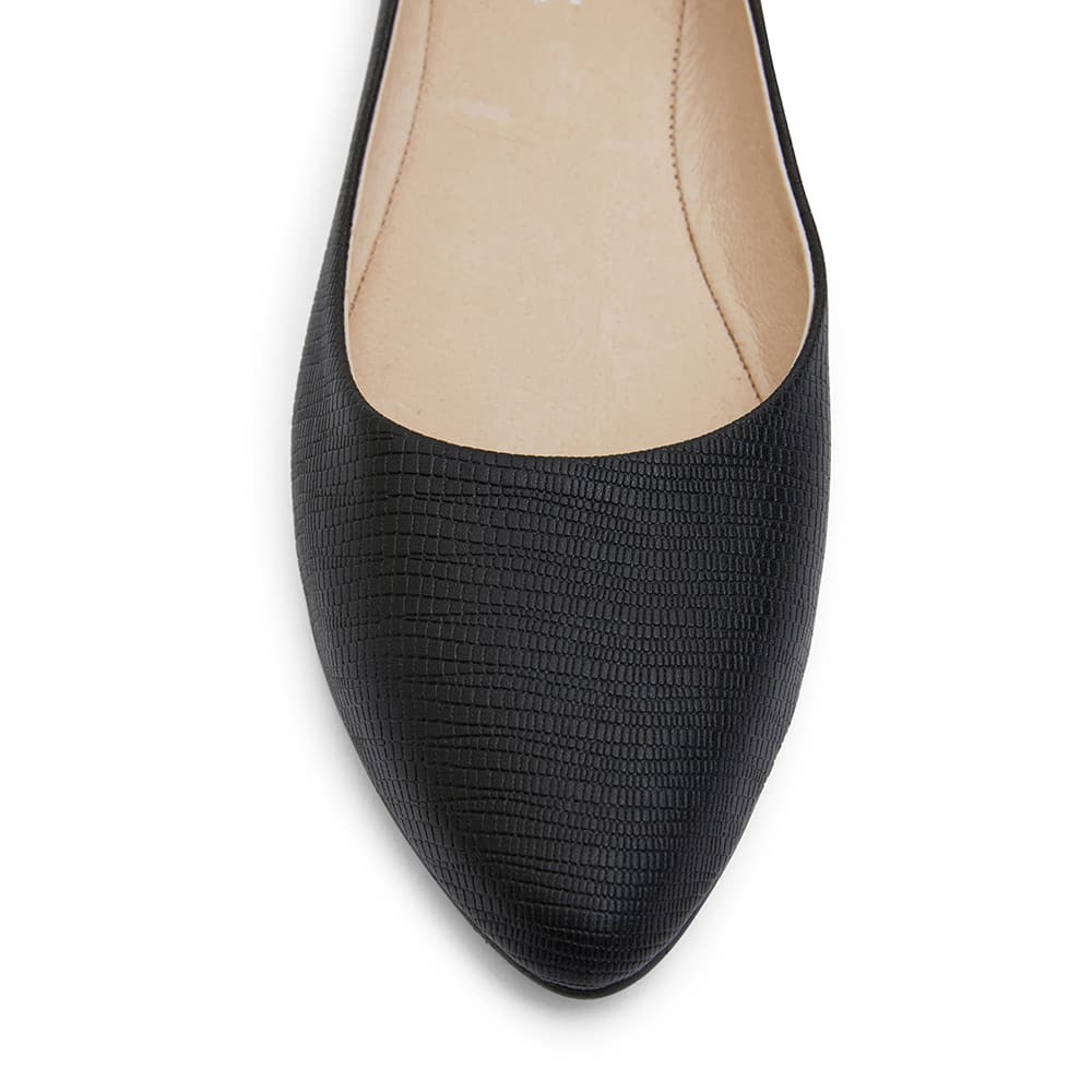 Reuben Flat in Black Lizard