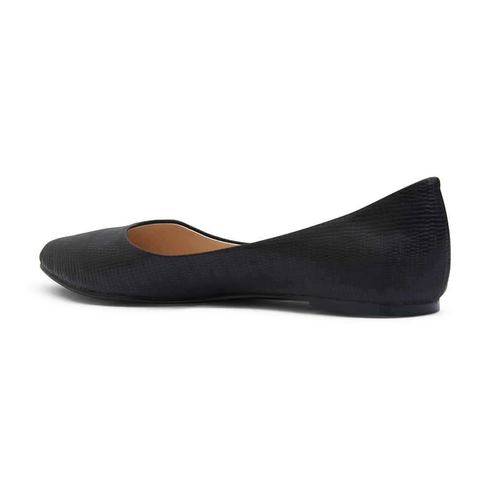 Reuben Flat in Black Lizard