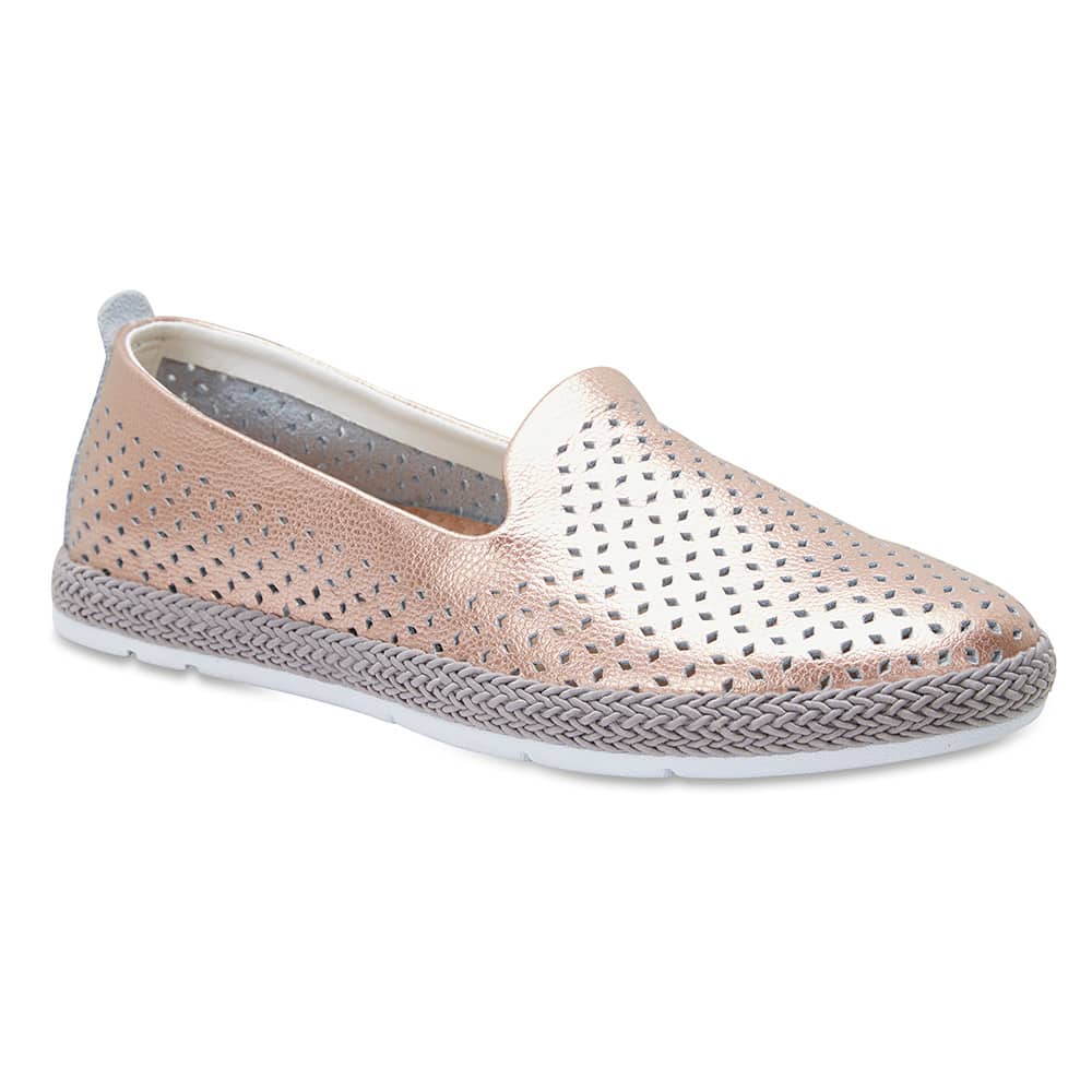 Ricky Loafer in Rose Gold Leather