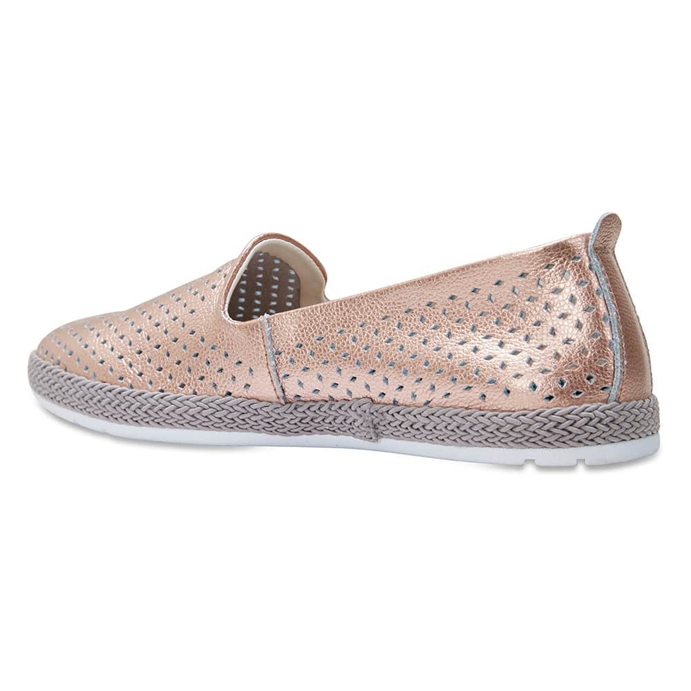 Ricky Loafer in Rose Gold Leather