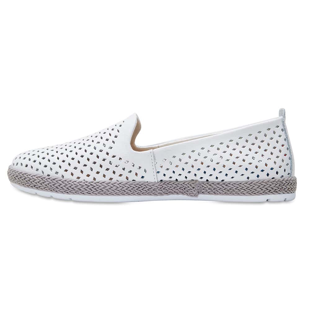 Ricky Loafer in White Leather