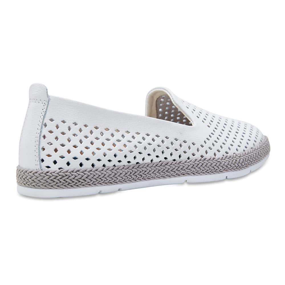 Ricky Loafer in White Leather