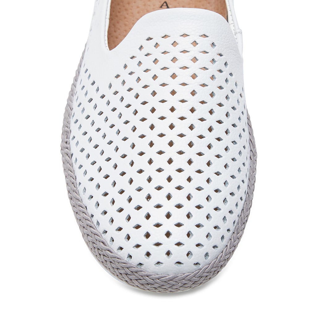 Ricky Loafer in White Leather