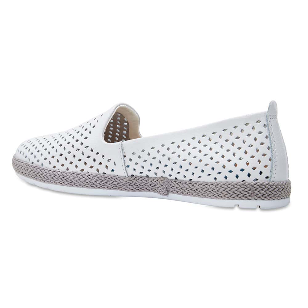 Ricky Loafer in White Leather