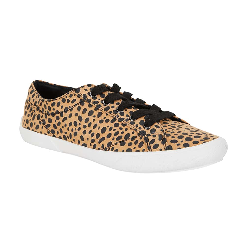 Riddle Sneaker in Cheetah Canvas