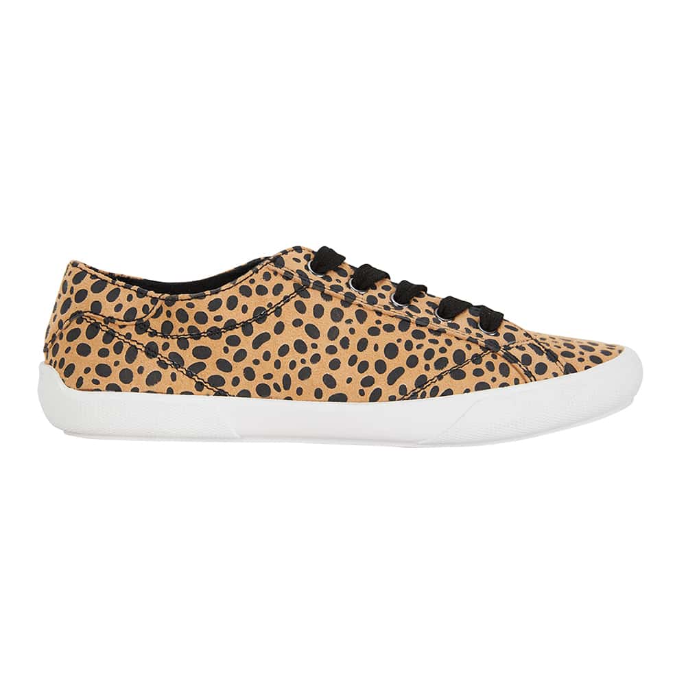 Riddle Sneaker in Cheetah Canvas
