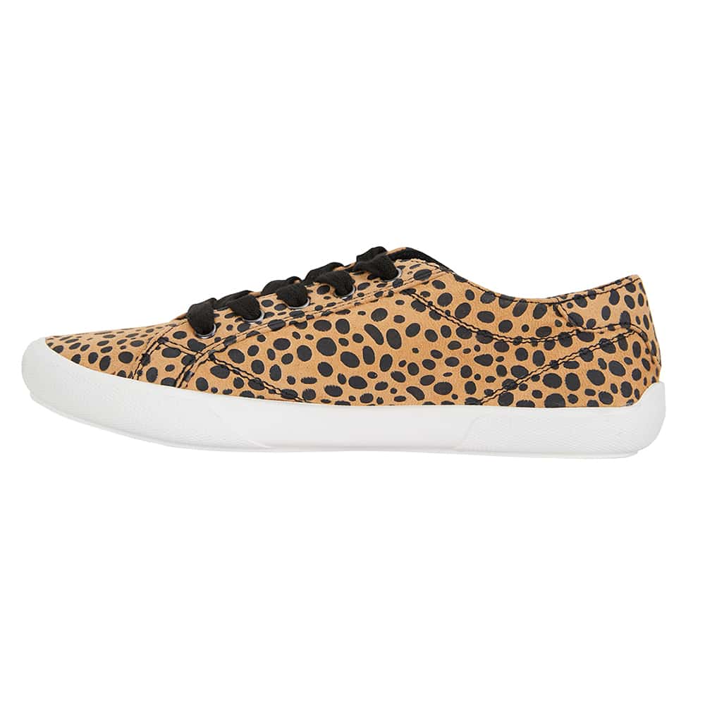 Riddle Sneaker in Cheetah Canvas