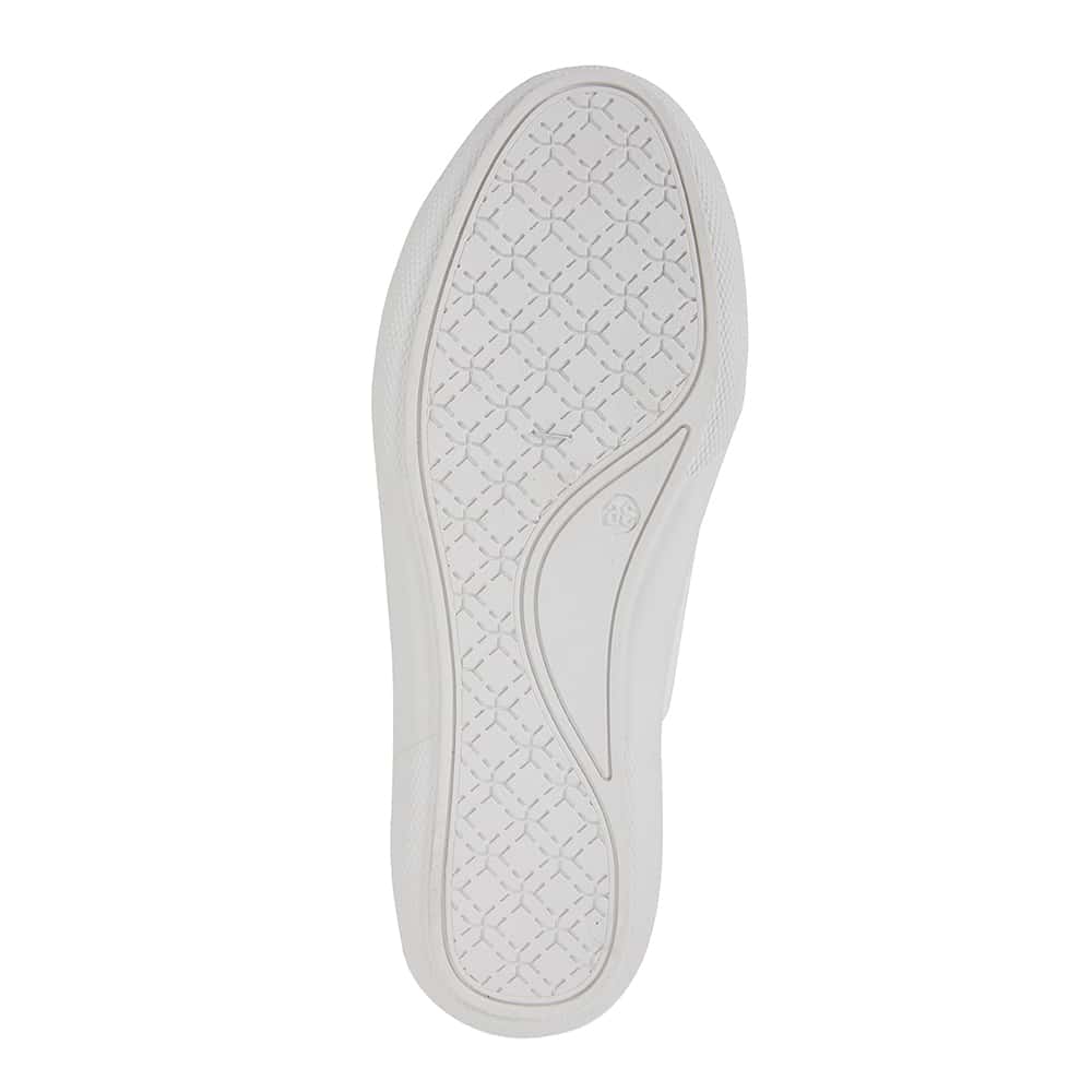 Riddle Sneaker in White Canvas