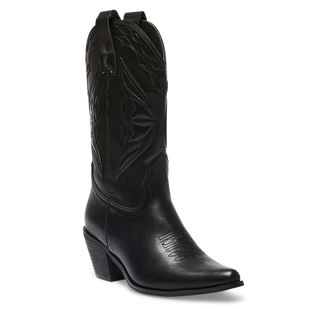 Rodeo Boot in Black On Black