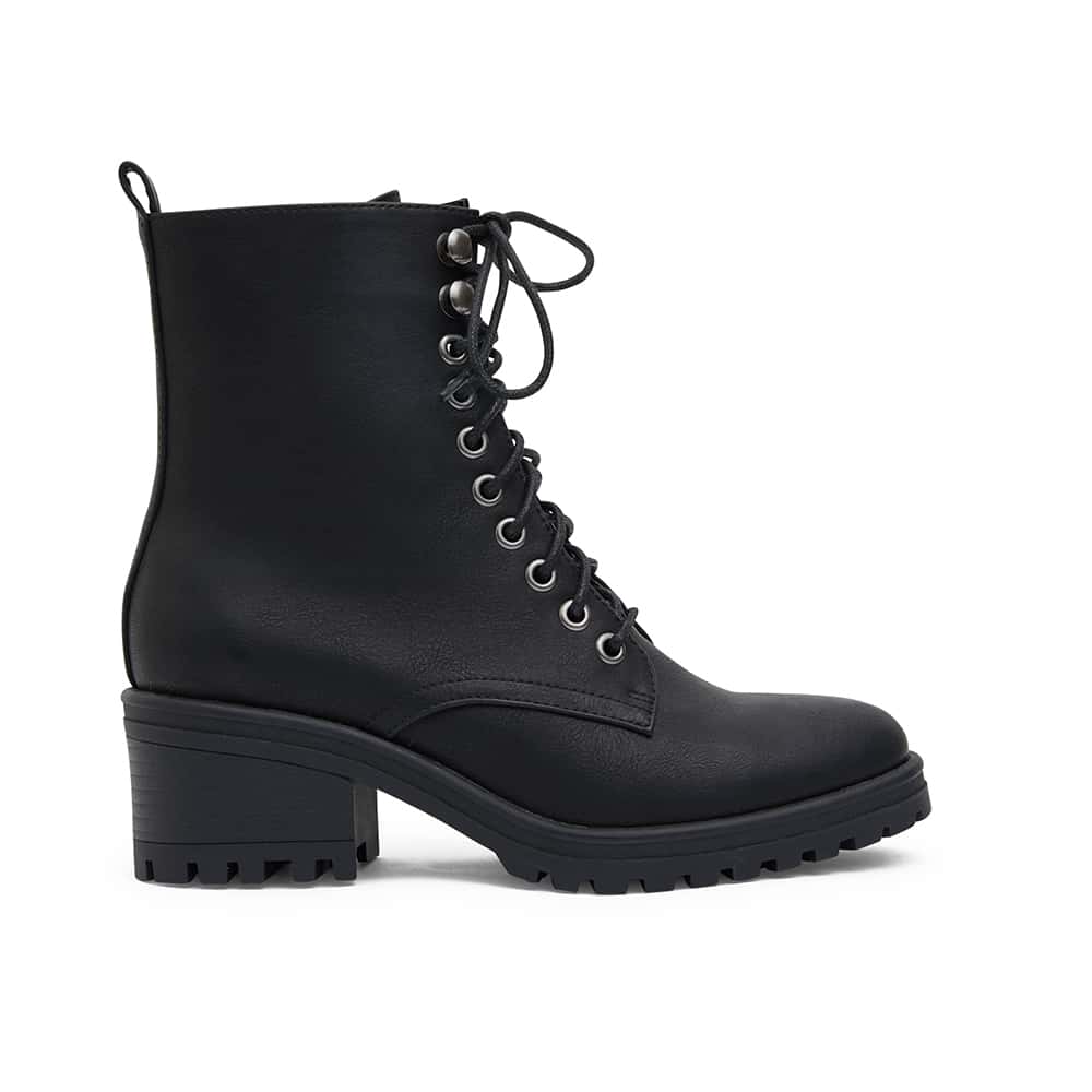 Ronnie Boot in Black Smooth