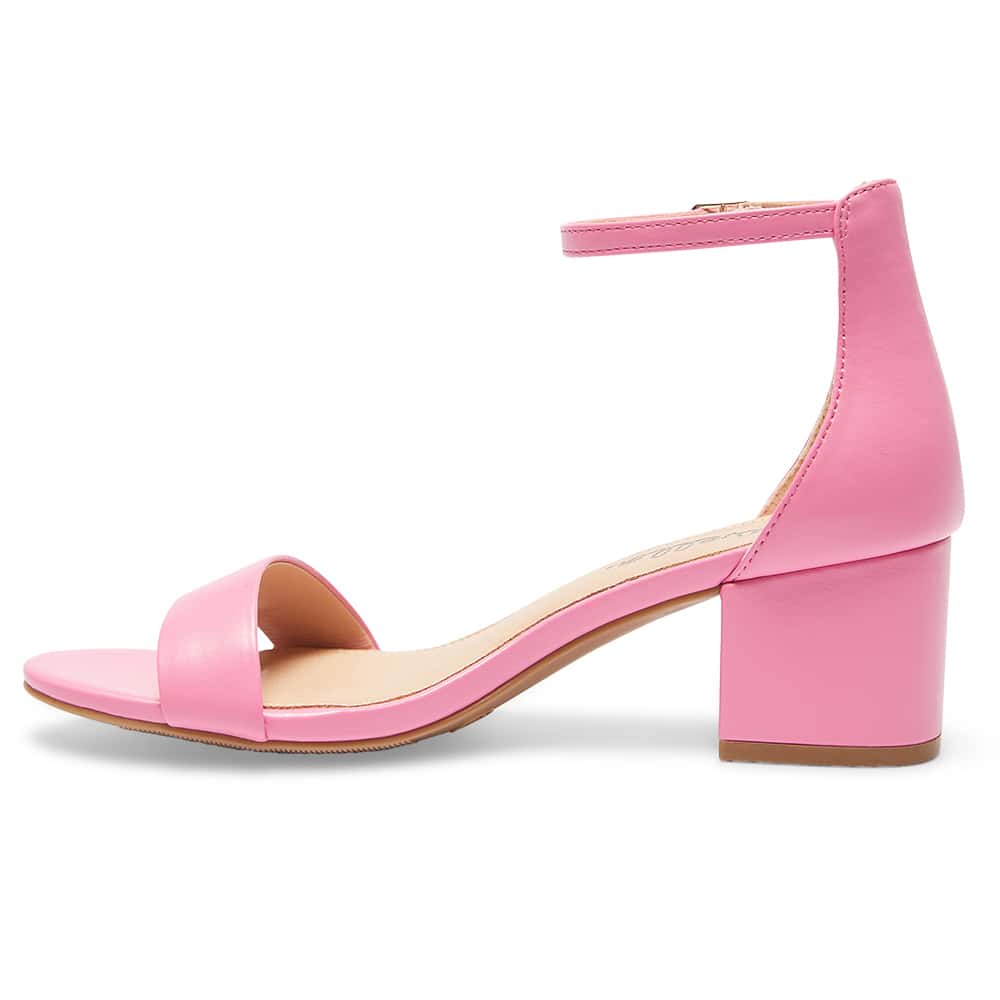 Roxy Heel in Pink Smooth