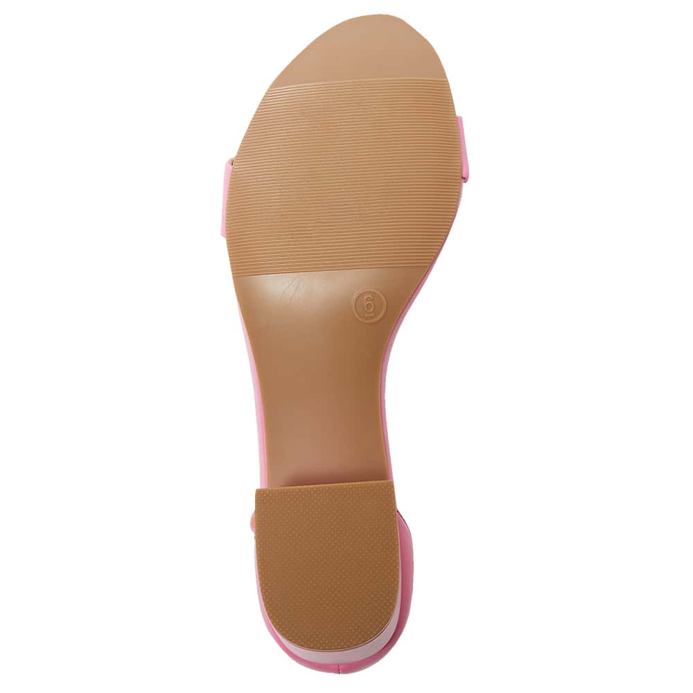 Roxy Heel in Pink Smooth