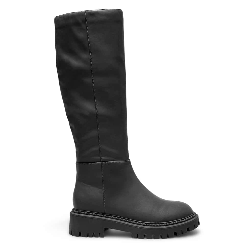 Ryan Boot in Black Smooth