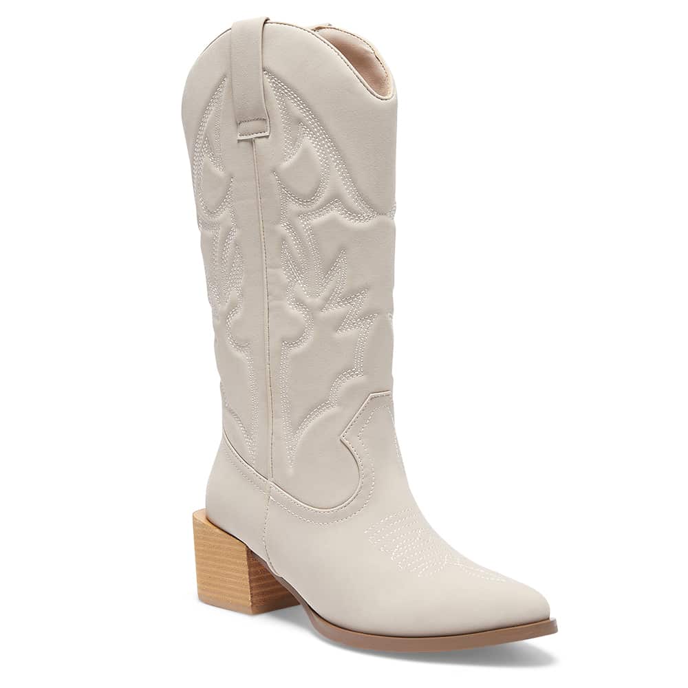Ryder Boot in Nude Micro Smooth