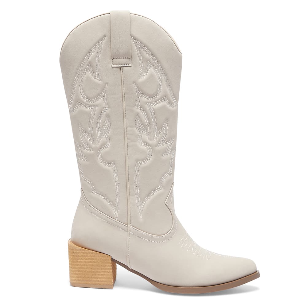 Ryder Boot in Nude Micro Smooth