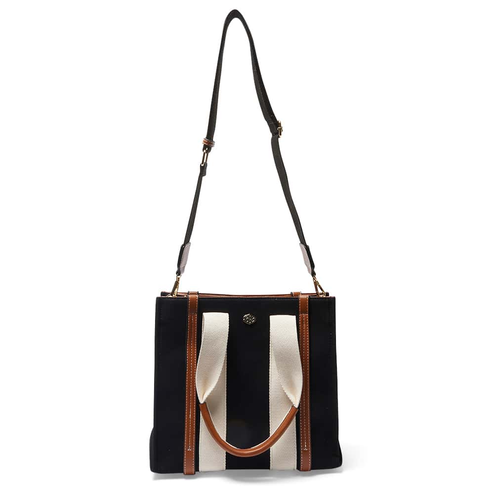 Sadie Handbag in Black Canvas