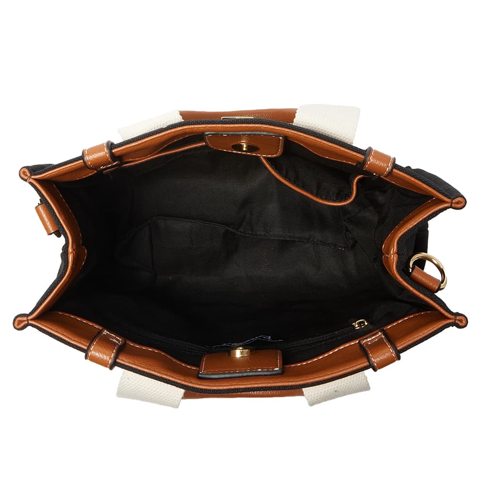 Sadie Handbag in Black Canvas