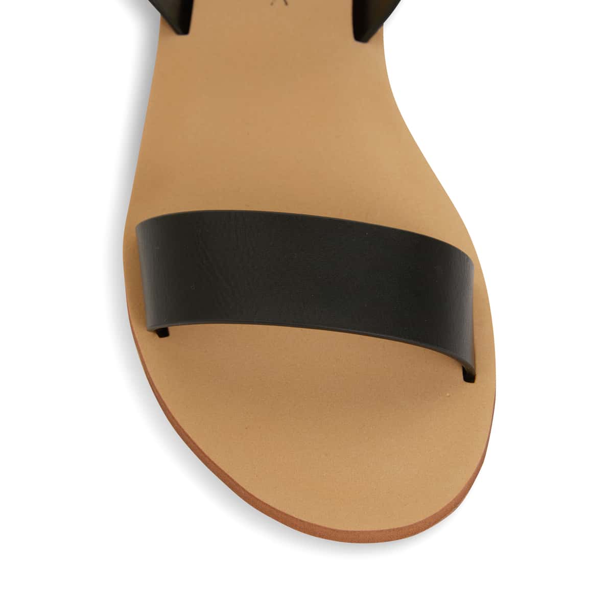 Salem Sandal in Black Smooth