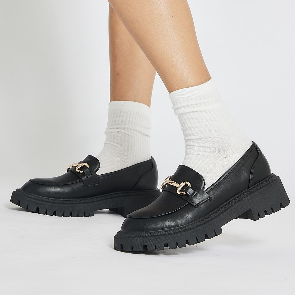 Samuel Loafer in Black Smooth