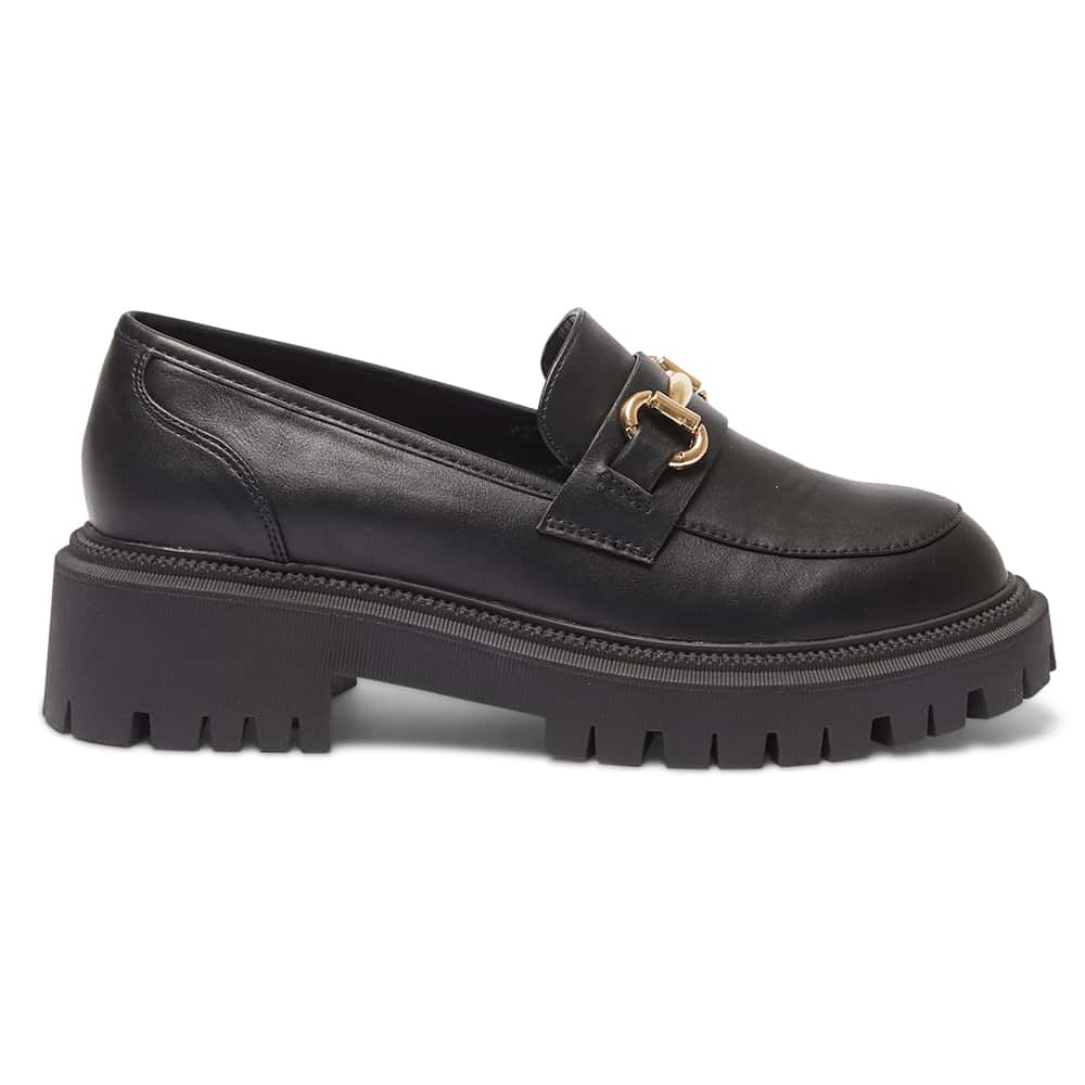 Samuel Loafer in Black Smooth