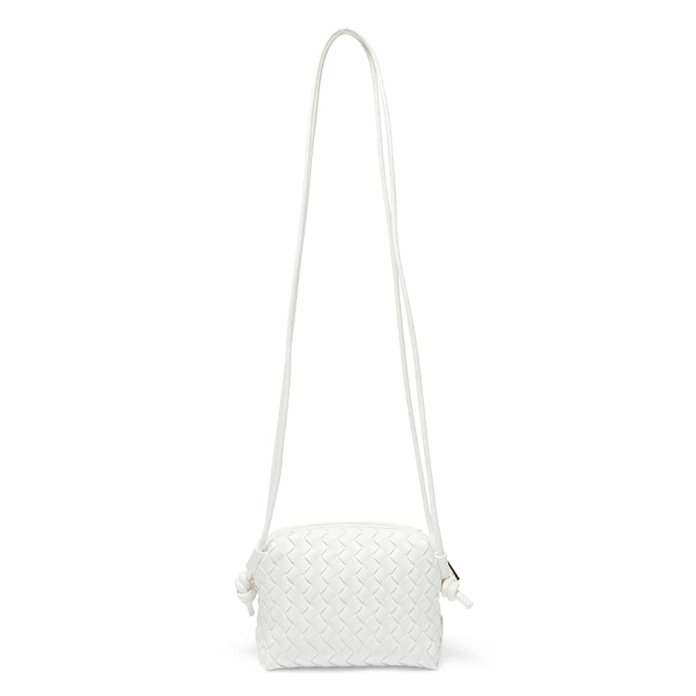 Sass Handbag in White Weave