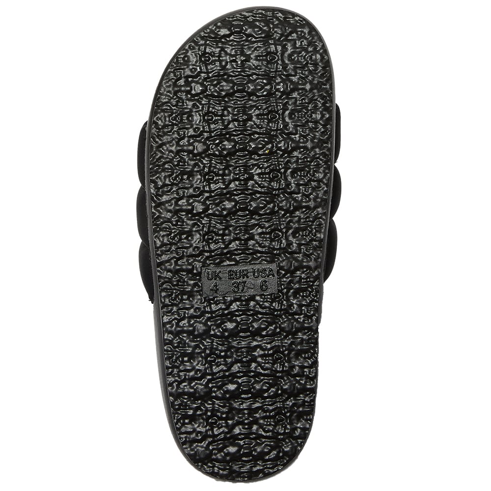 Scuba Slide in Black Fabric