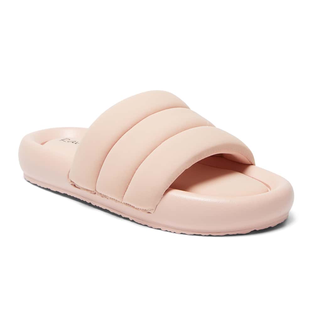 Scuba Slide in Blush Fabric