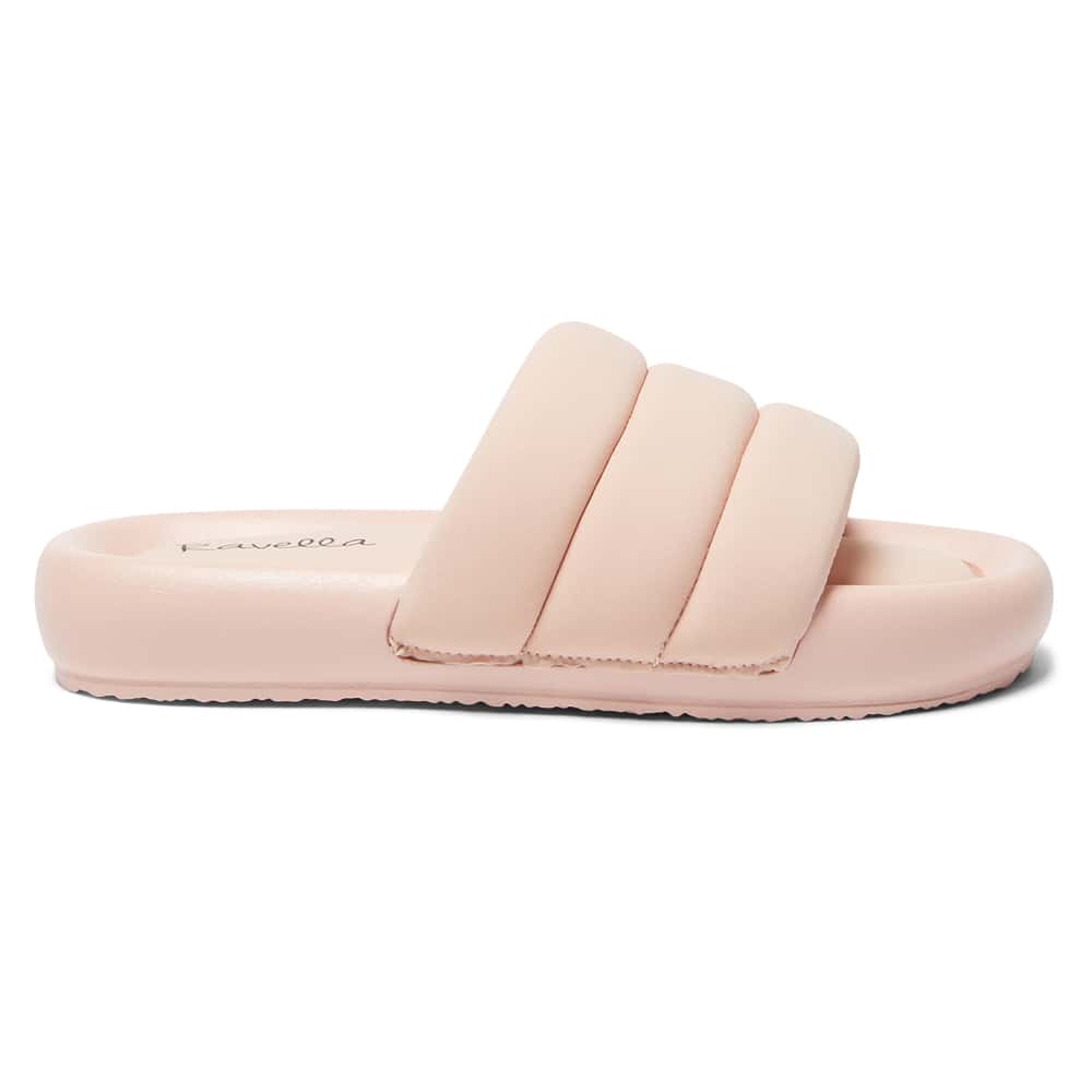 Scuba Slide in Blush Fabric