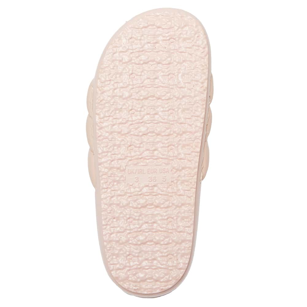 Scuba Slide in Blush Fabric
