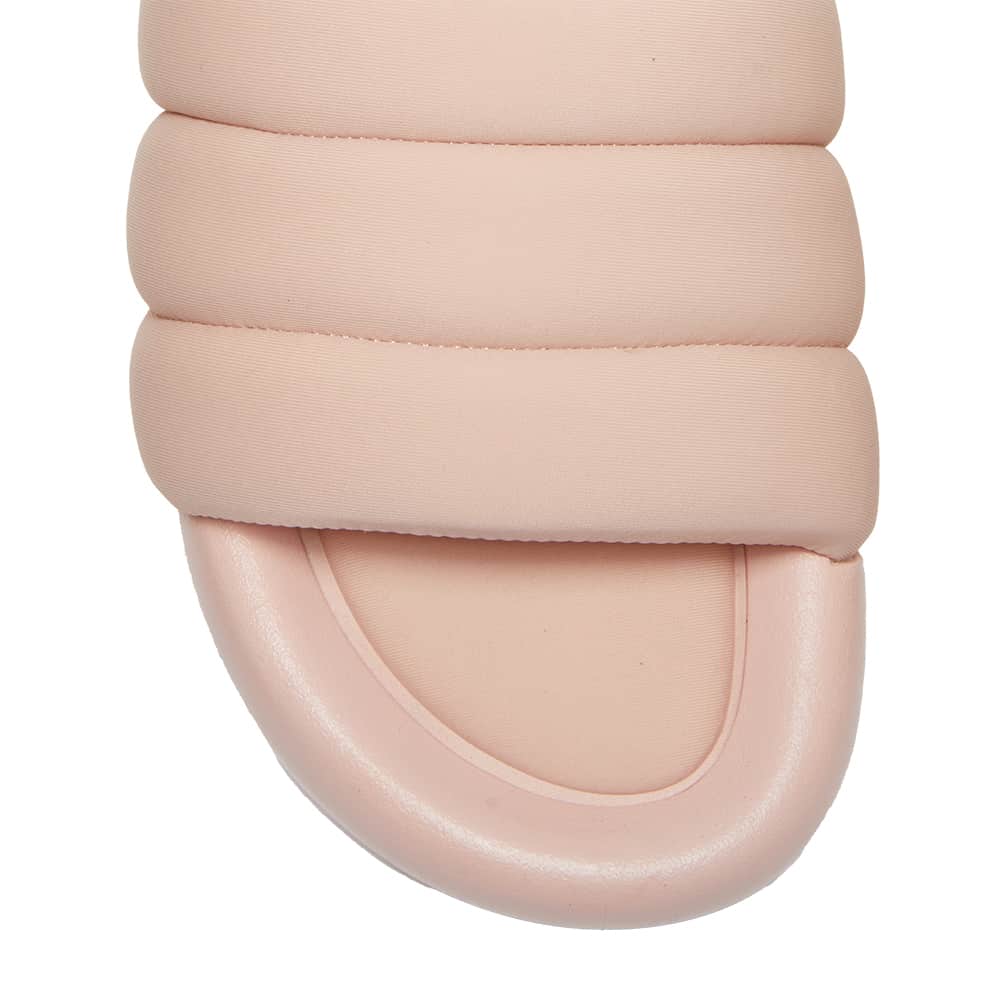 Scuba Slide in Blush Fabric