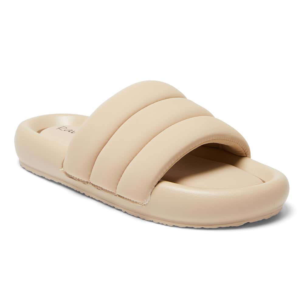 Scuba Slide in Nude Fabric
