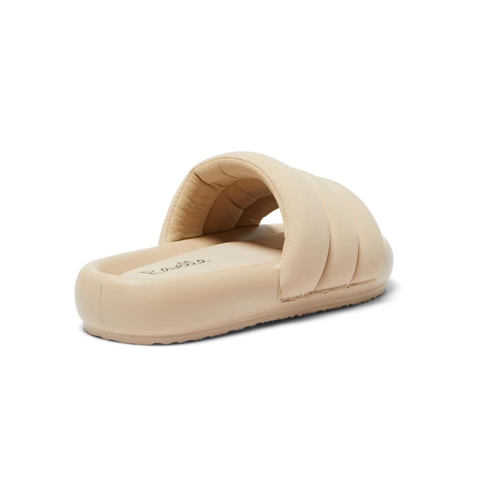 Scuba Slide in Nude Fabric