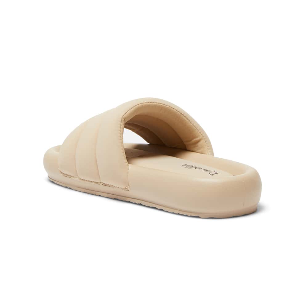 Scuba Slide in Nude Fabric