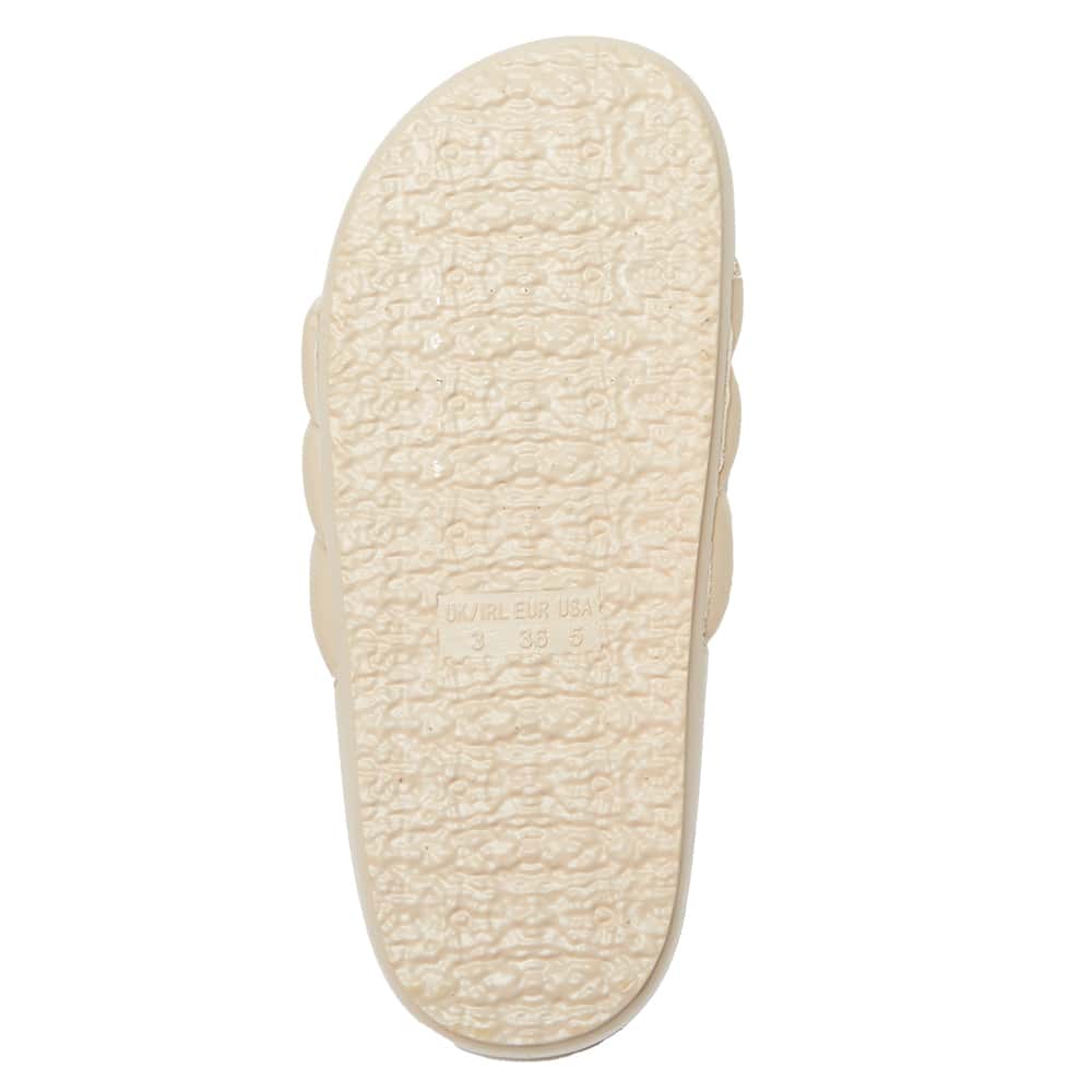 Scuba Slide in Nude Fabric