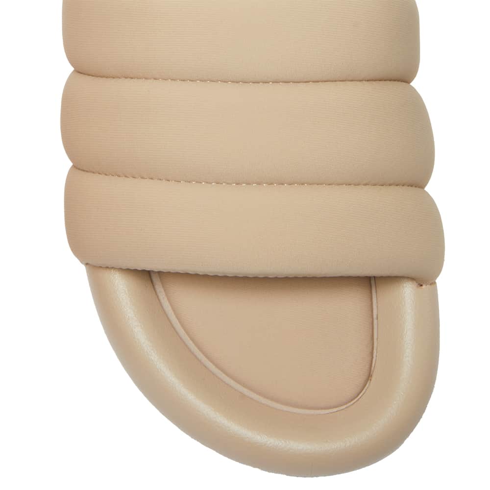 Scuba Slide in Nude Fabric