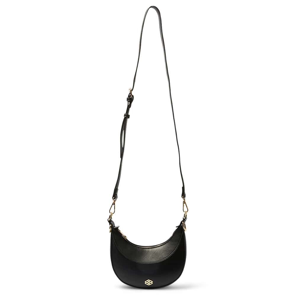 Sherry Handbag in Black Smooth