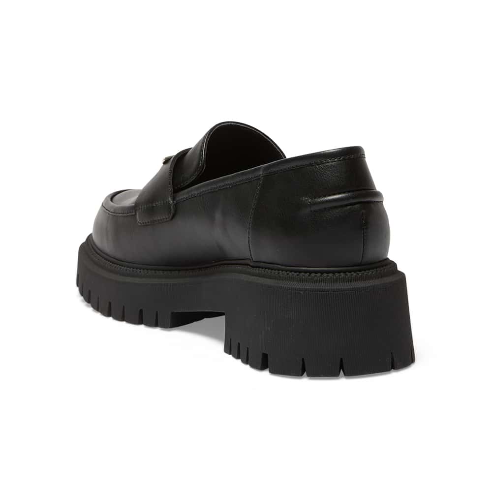 Simon Loafer in Black Smooth