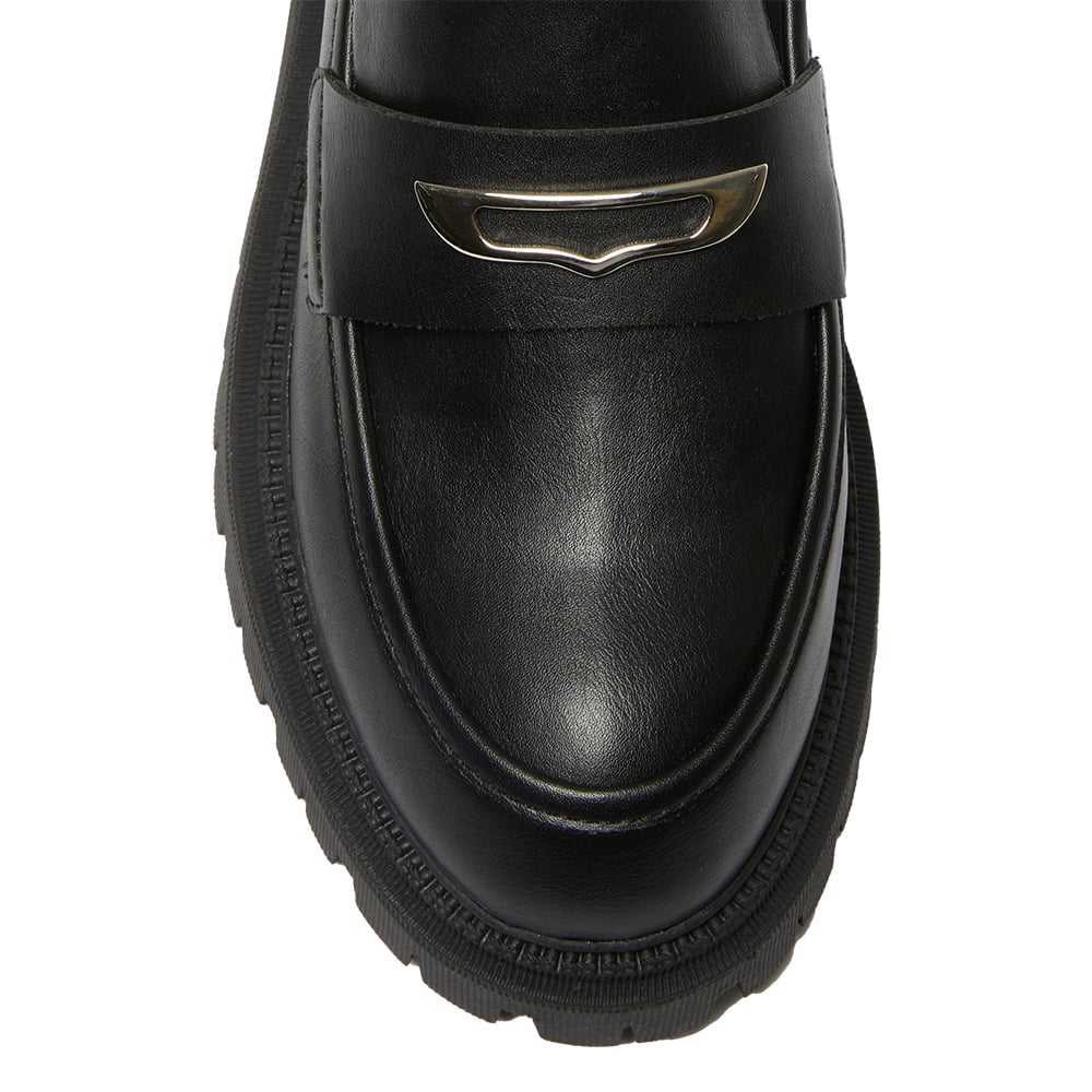 Simon Loafer in Black Smooth