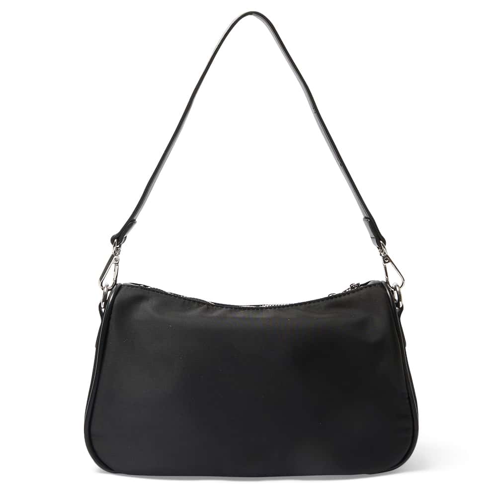 Simona Handbag in Black Nylon