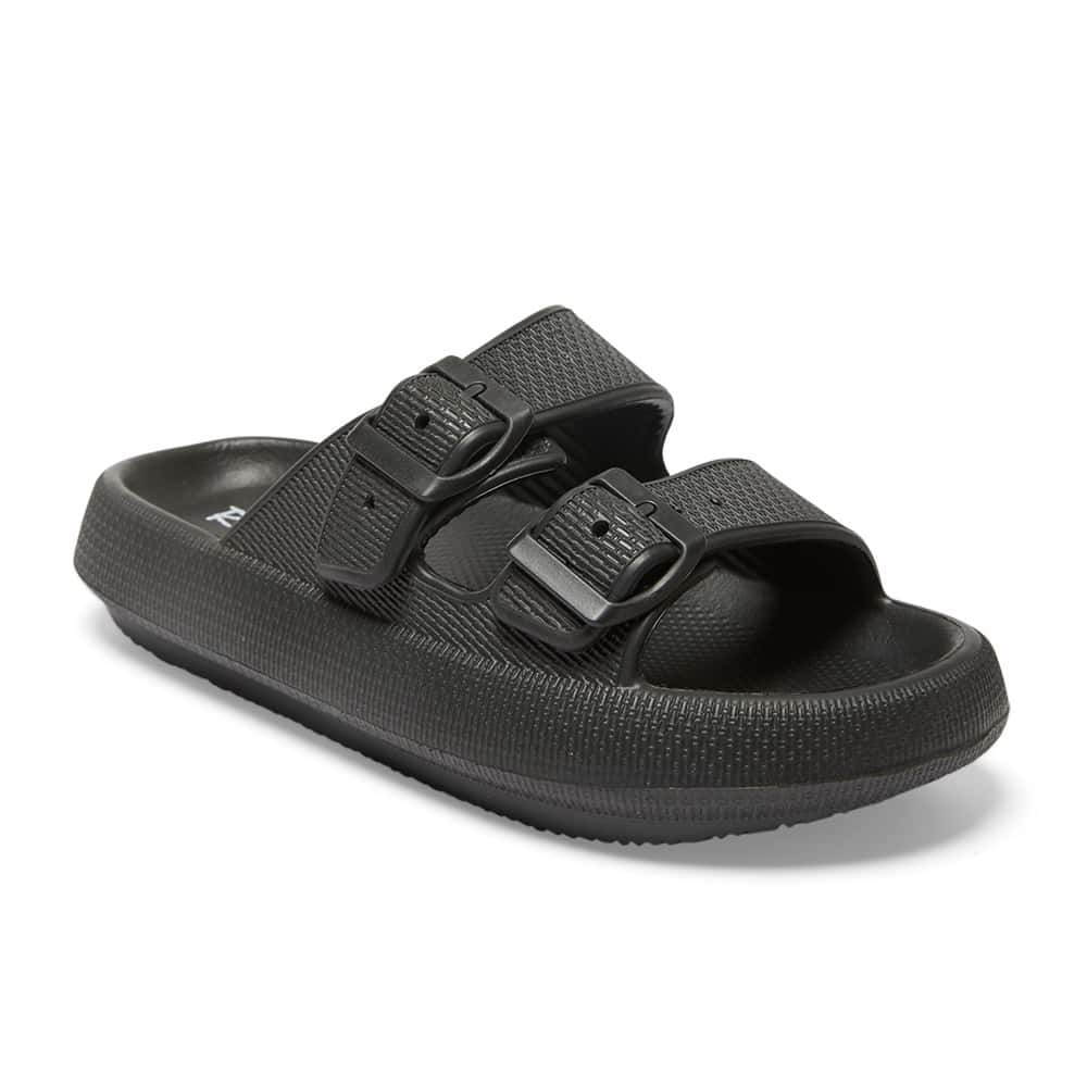 Sunny Slide in Black On Black