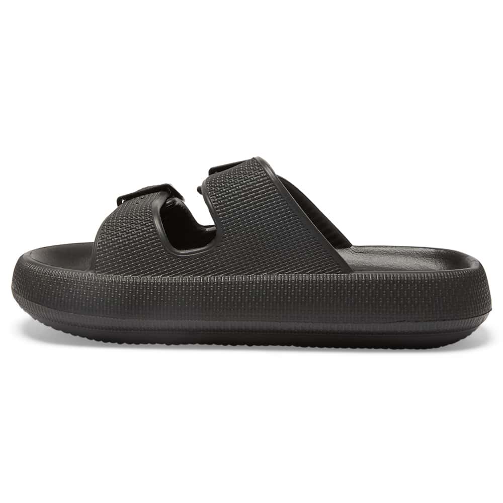 Sunny Slide in Black On Black