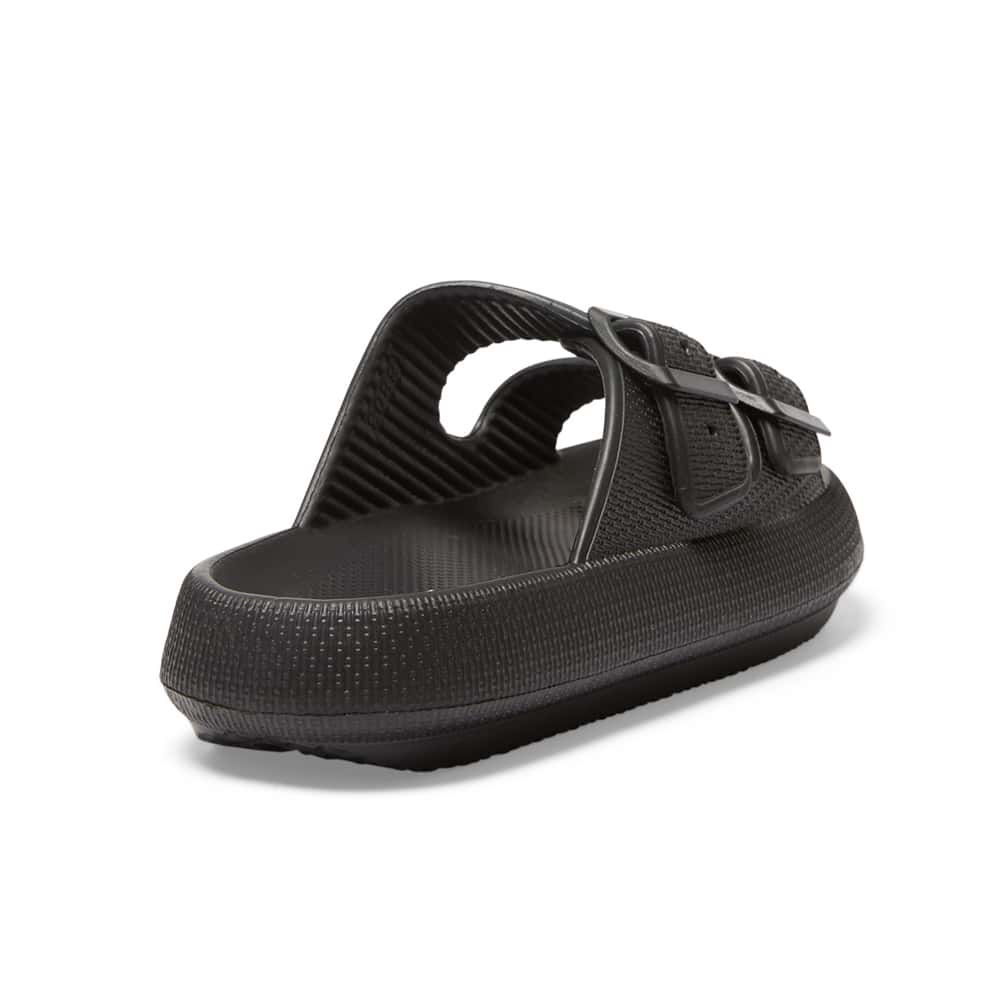 Sunny Slide in Black On Black