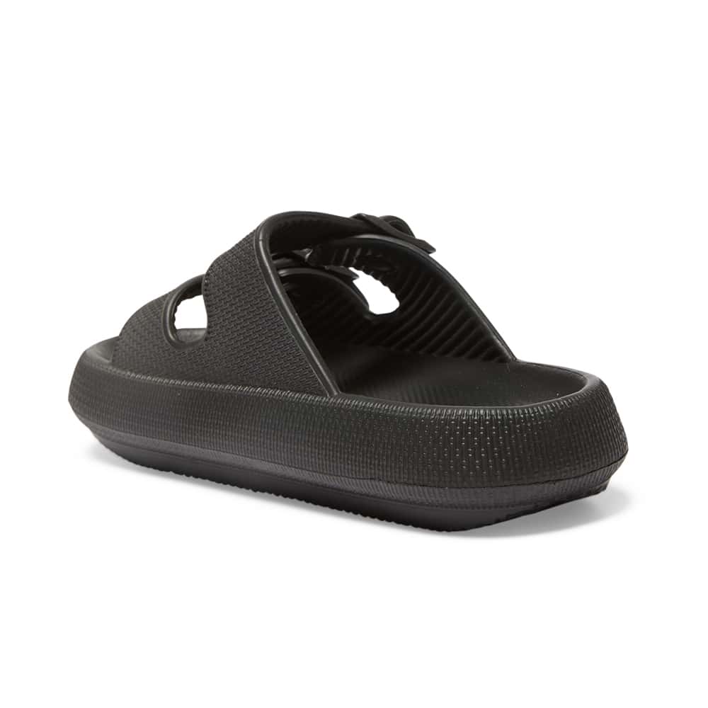 Sunny Slide in Black On Black