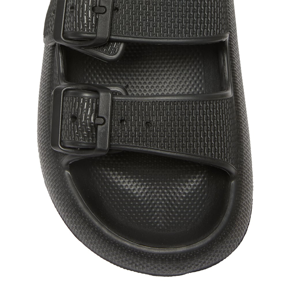 Sunny Slide in Black On Black